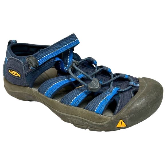 Keen Newport H2 Hiking Sandals Shoes Youth Blue Slip resistant water Size 5 - Picture 1 of 9
